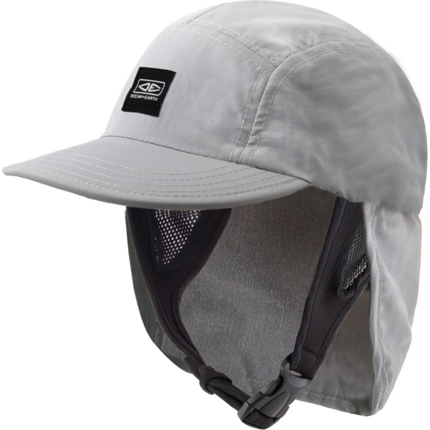Boné De Surfe 2025 Ocean And Earth Indo 5 Panel Legionnaire SMHA07 - Grey